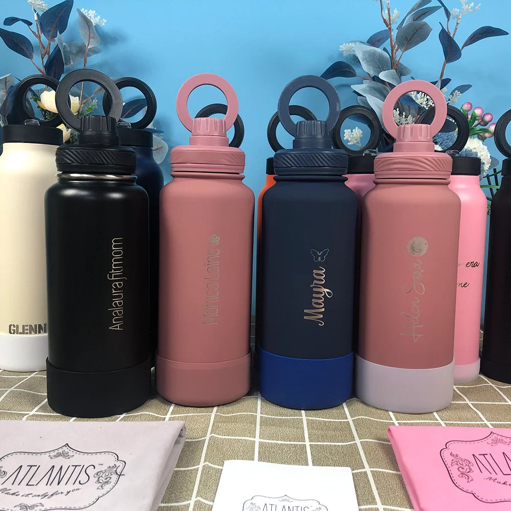 Custom MagSafe Water Bottle with Phone Holder