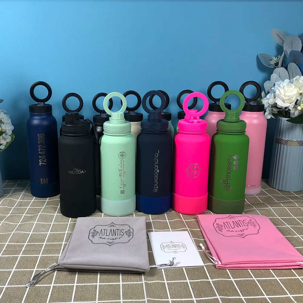 Custom MagSafe Water Bottle with Phone Holder