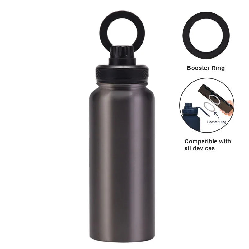 Custom MagSafe Water Bottle with Phone Holder