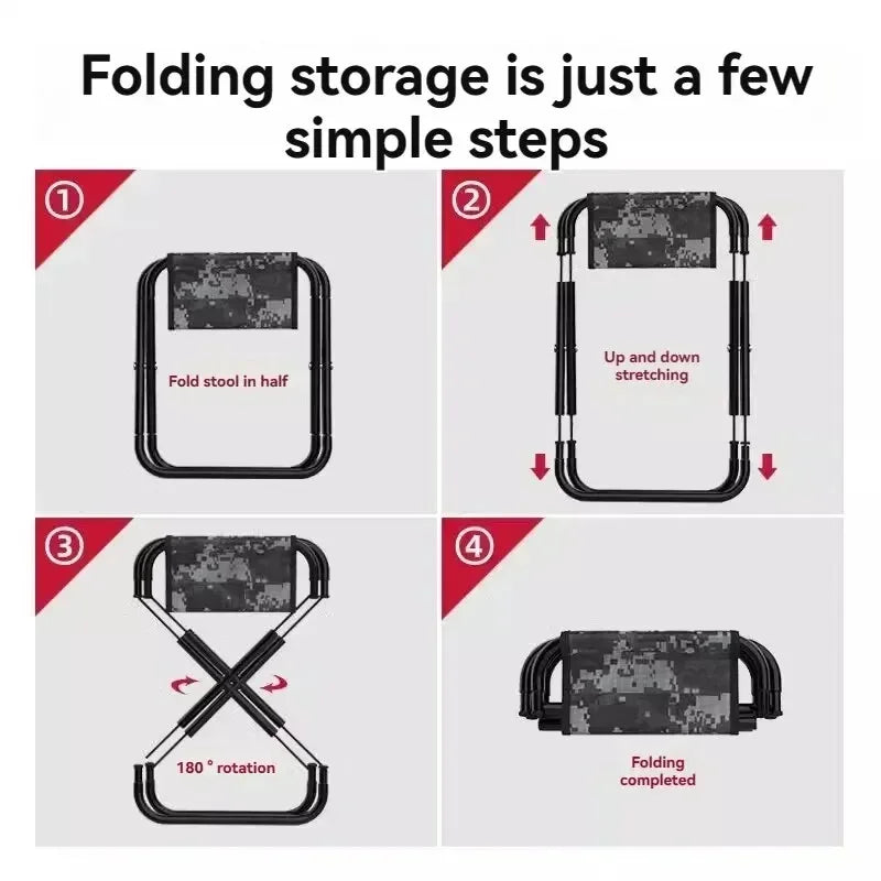 Portable Folding Chair Bench