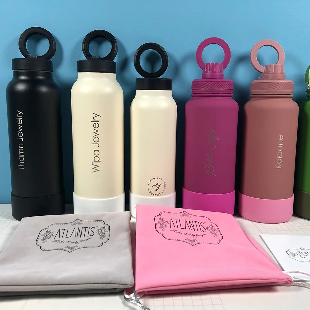 Custom MagSafe Water Bottle with Phone Holder