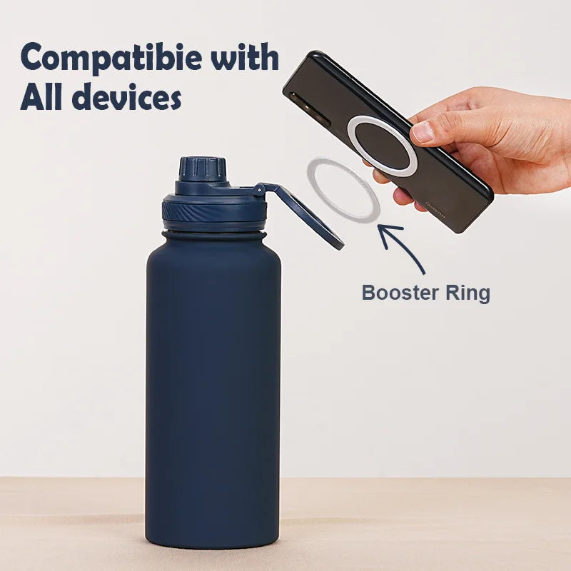 Custom MagSafe Water Bottle with Phone Holder